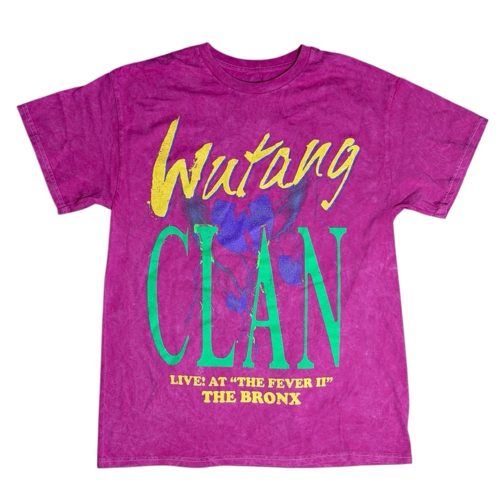 Wu-Tang Clan Pink Graphic T-Shirt Size Large | Hip Hop Rap Tee | NWT